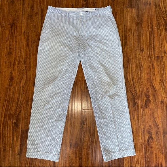 Polo Ralph Lauren Other - RALPH Lauren Seersucker pants Vintage 100% Cotton Blue White Original Tailored